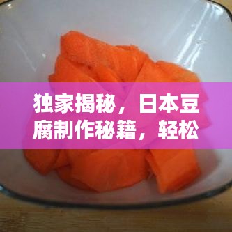 独家揭秘，日本豆腐制作秘籍，轻松掌握美味上桌秘诀！
