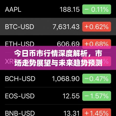 今日币市行情深度解析,市场走势展望与未来趋势预测
