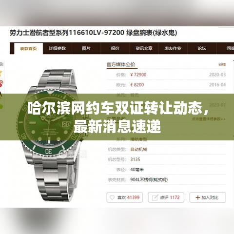 哈尔滨网约车双证转让动态，最新消息速递