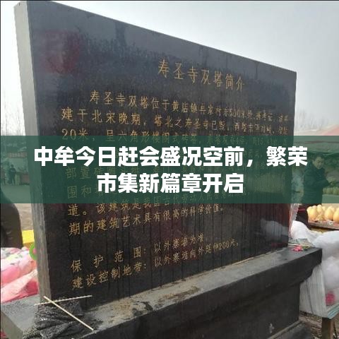 中牟今日赶会盛况空前，繁荣市集新篇章开启