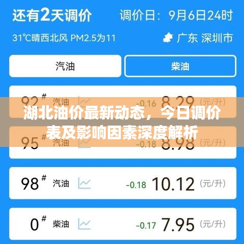 湖北油价最新动态，今日调价表及影响因素深度解析