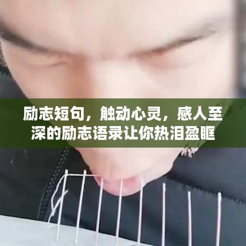 励志短句，触动心灵，感人至深的励志语录让你热泪盈眶