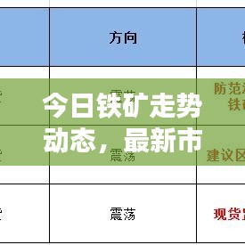 今日铁矿走势动态，最新市场分析与展望消息速递