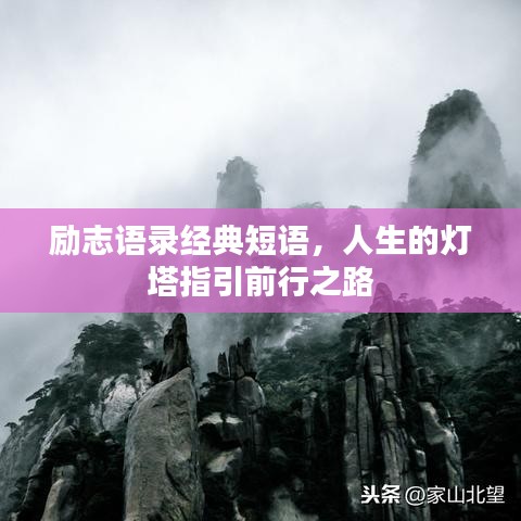 励志语录经典短语,人生的灯塔指引前行之路