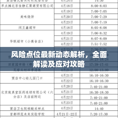 风险点位最新动态解析，全面解读及应对攻略