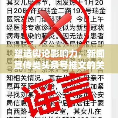 塑造舆论影响力，新闻宣传类头条号推文的关键策略