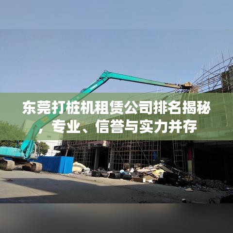东莞打桩机租赁公司排名揭秘,专业、信誉与实力并存