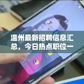 温州最新招聘信息汇总，今日热点职位一网打尽