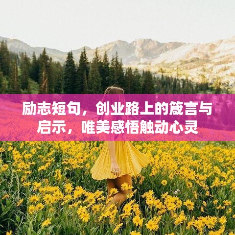 励志短句，创业路上的箴言与启示，唯美感悟触动心灵