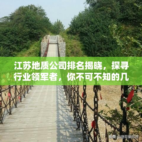 江苏地质公司排名揭晓，探寻行业领军者，你不可不知的几家巨头！