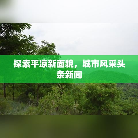 探索平凉新面貌，城市风采头条新闻