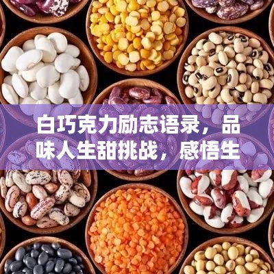 白巧克力励志语录，品味人生甜挑战，感悟生活真谛