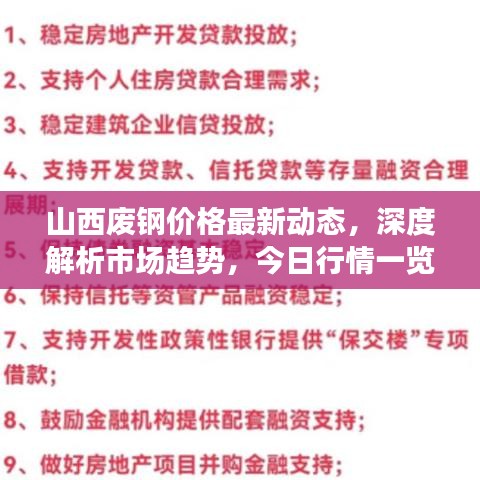 山西废钢价格最新动态，深度解析市场趋势，今日行情一览