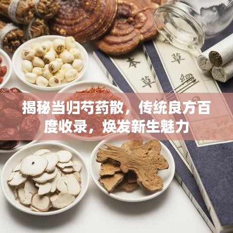 揭秘当归芍药散，传统良方百度收录，焕发新生魅力