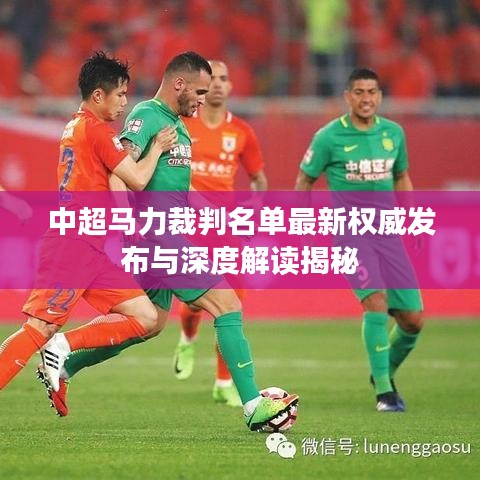 中超马力裁判名单最新权威发布与深度解读揭秘