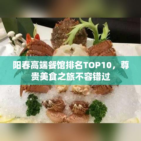 阳春高端餐馆排名TOP10，尊贵美食之旅不容错过