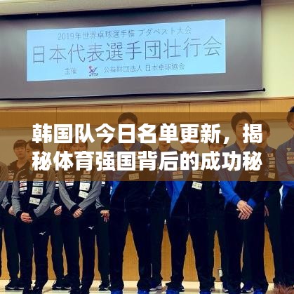 韩国队今日名单更新，揭秘体育强国背后的成功秘诀