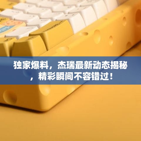 独家爆料，杰瑞最新动态揭秘，精彩瞬间不容错过！