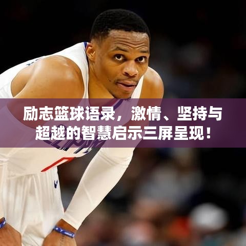 励志篮球语录，激情、坚持与超越的智慧启示三屏呈现！