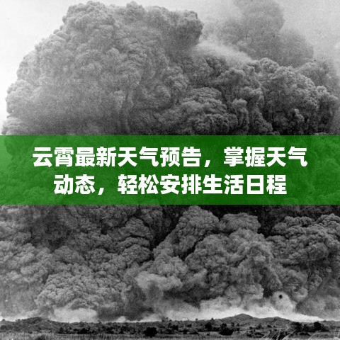 云霄最新天气预告，掌握天气动态，轻松安排生活日程