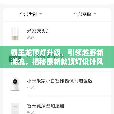 霸王龙顶灯升级，引领越野新潮流，揭秘最新款顶灯设计风采