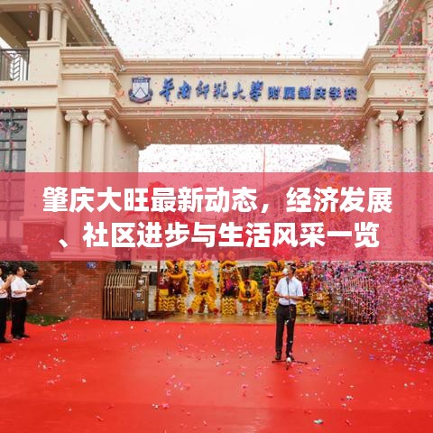 肇庆大旺最新动态,经济发展、社区进步与生活风采一览