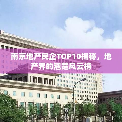 南京地产民企TOP10揭秘，地产界的翘楚风云榜