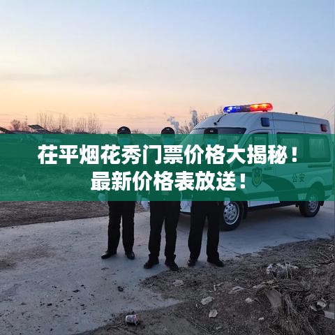 茌平烟花秀门票价格大揭秘！最新价格表放送！