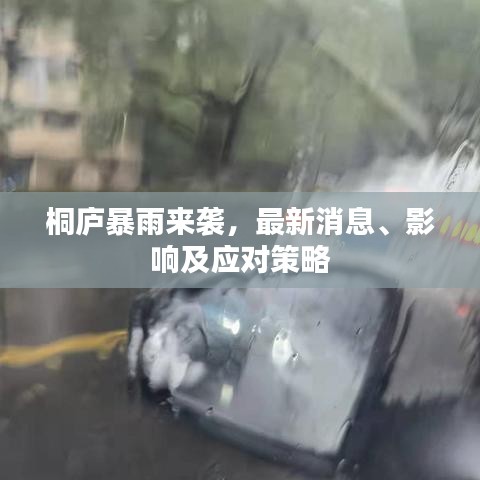 桐庐暴雨来袭，最新消息、影响及应对策略