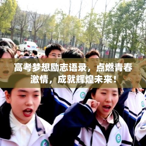 高考梦想励志语录，点燃青春激情，成就辉煌未来！