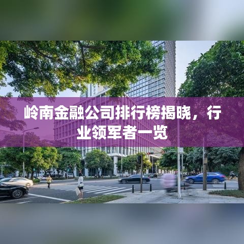 岭南金融公司排行榜揭晓，行业领军者一览