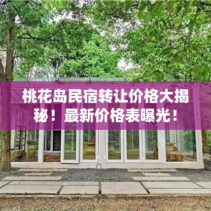 桃花岛民宿转让价格大揭秘！最新价格表曝光！