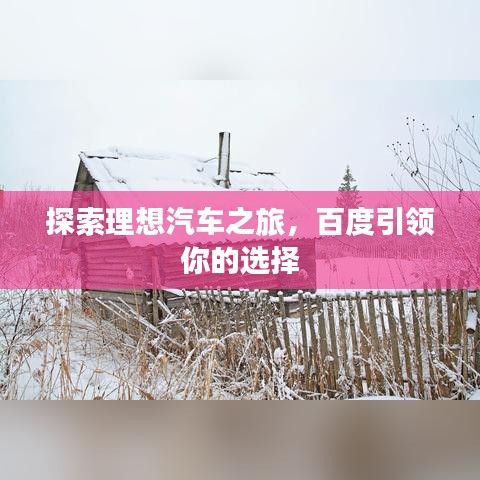 探索理想汽车之旅，百度引领你的选择