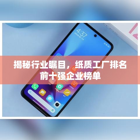 揭秘行业瞩目，纸质工厂排名前十强企业榜单