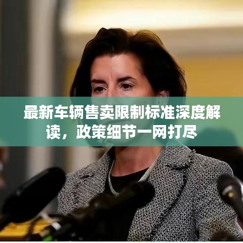 最新车辆售卖限制标准深度解读，政策细节一网打尽