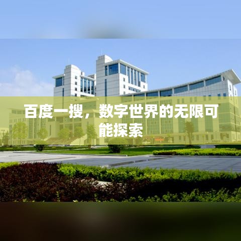 百度一搜,数字世界的无限可能探索