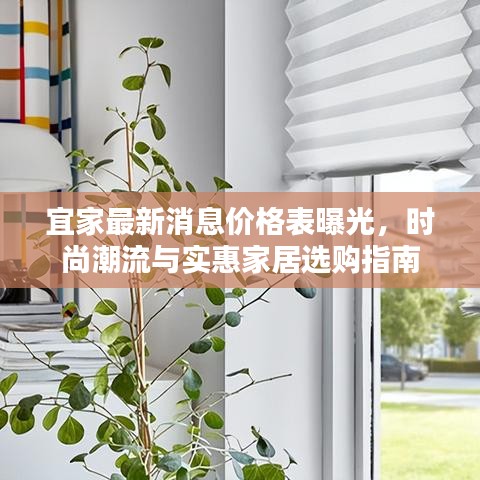 宜家最新消息价格表曝光，时尚潮流与实惠家居选购指南