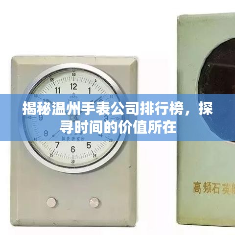 揭秘温州手表公司排行榜，探寻时间的价值所在