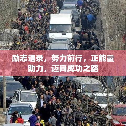 励志语录，努力前行，正能量助力，迈向成功之路