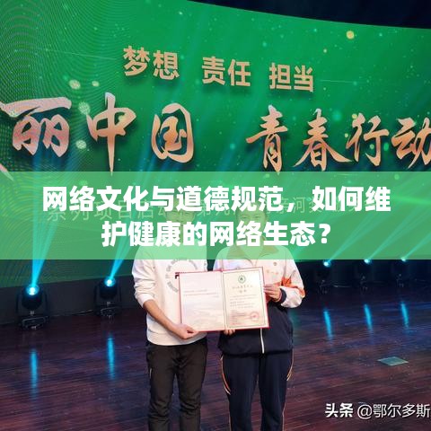 网络文化与道德规范，如何维护健康的网络生态？