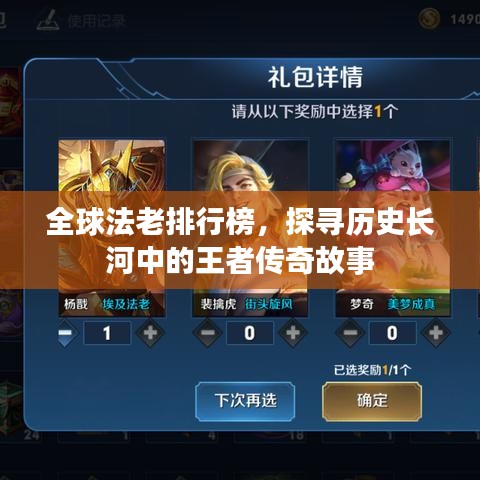 全球法老排行榜，探寻历史长河中的王者传奇故事