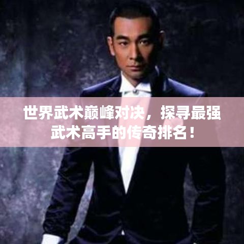 世界武术巅峰对决，探寻最强武术高手的传奇排名！