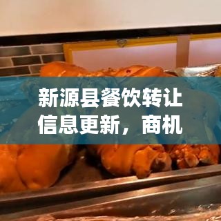 新源县餐饮转让信息更新,商机涌现,变革步伐加快