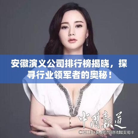 安徽演义公司排行榜揭晓,探寻行业领军者的奥秘!