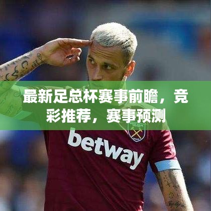 最新足总杯赛事前瞻，竞彩推荐，赛事预测