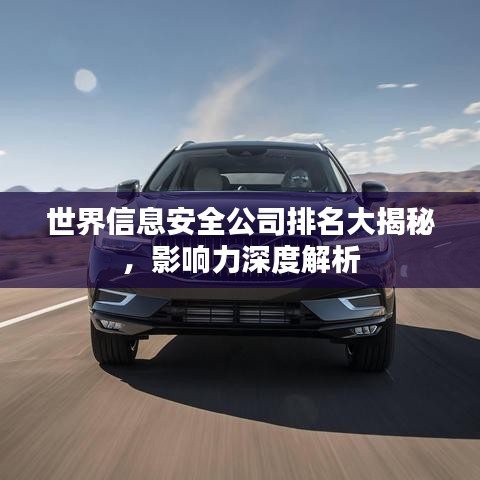 世界信息安全公司排名大揭秘，影响力深度解析