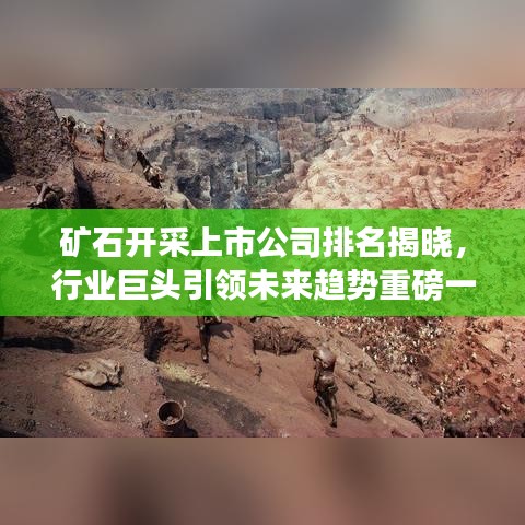 矿石开采上市公司排名揭晓，行业巨头引领未来趋势重磅一览