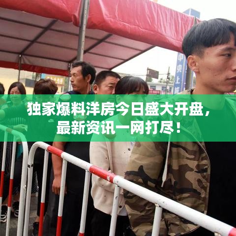 独家爆料洋房今日盛大开盘，最新资讯一网打尽！