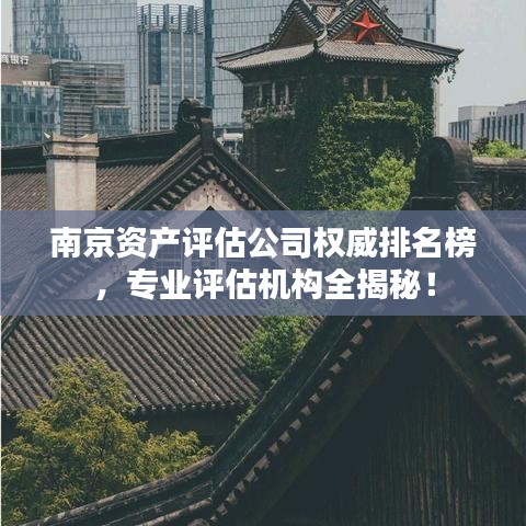 南京资产评估公司权威排名榜，专业评估机构全揭秘！
