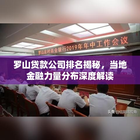 罗山贷款公司排名揭秘，当地金融力量分布深度解读